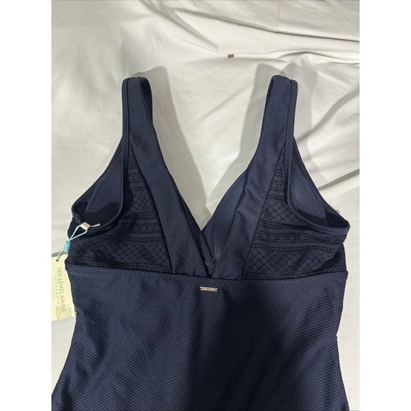 NWT $140 Sea Level [ 12 US ] Cross Front One-Piece Swimsuit in Night Sky #7014‎ - Picture 8 of 11